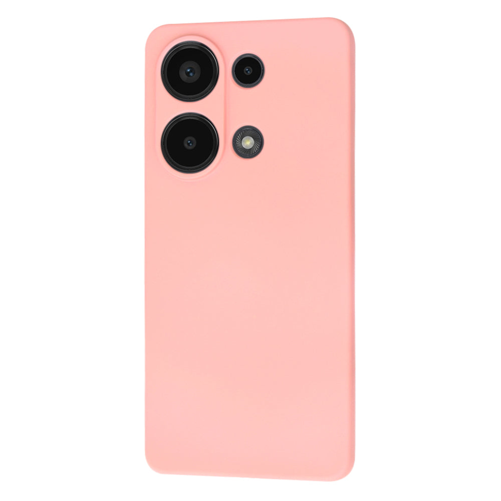 Husa de protectie Techsuit SoftFlex compatibila cu Xiaomi Poco M6 Pro 4G, acoperire spate, roz deschis