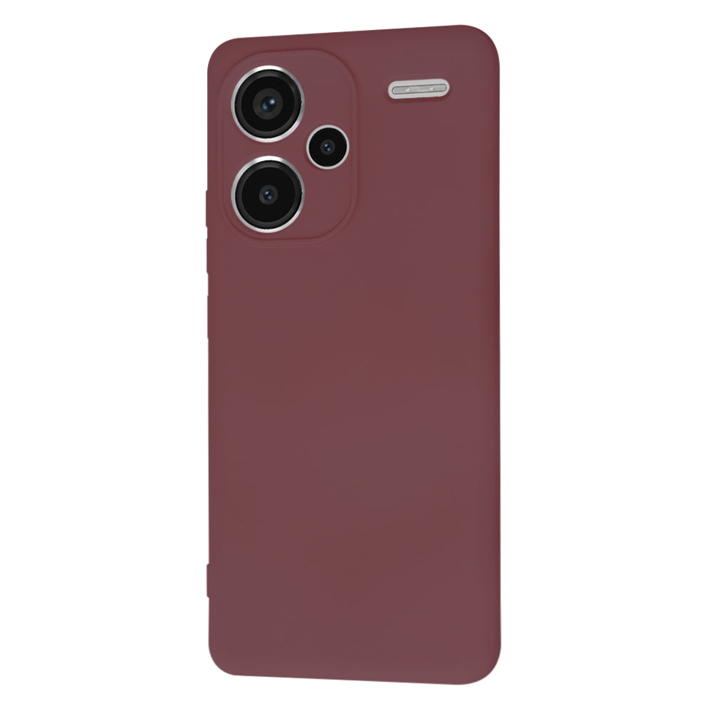 Husa de protectie Techsuit SoftFlex compatibila cu Xiaomi Redmi Note 13 Pro Plus 5G, acoperire spate, visiniu