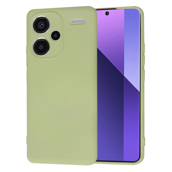 Husa de protectie Techsuit SoftFlex compatibila cu Xiaomi Redmi Note 13 Pro Plus 5G, acoperire spate, verde kaki