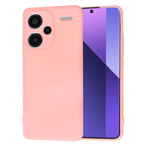 Husa de protectie Techsuit SoftFlex compatibila cu Xiaomi Redmi Note 13 Pro Plus 5G, acoperire spate, roz deschis