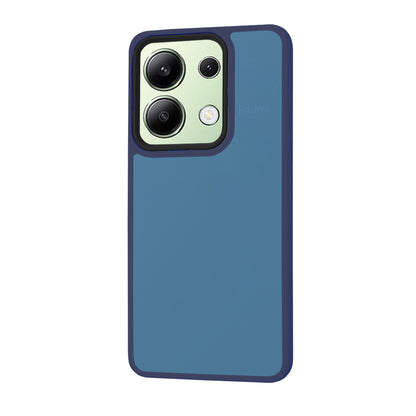 Husa de protectie Techsuit HaloFrost Series compatibila cu Xiaomi Redmi Note 13 4G , acoperire spate, albastru inchis