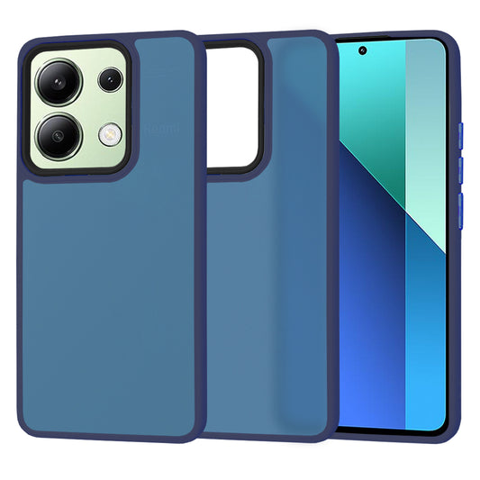 Husa de protectie Techsuit HaloFrost Series compatibila cu Xiaomi Redmi Note 13 4G , acoperire spate, albastru inchis
