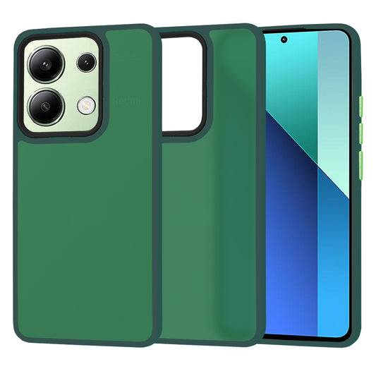 Husa de protectie Techsuit HaloFrost Series compatibila cu Xiaomi Redmi Note 13 4G , acoperire spate, verde inchis