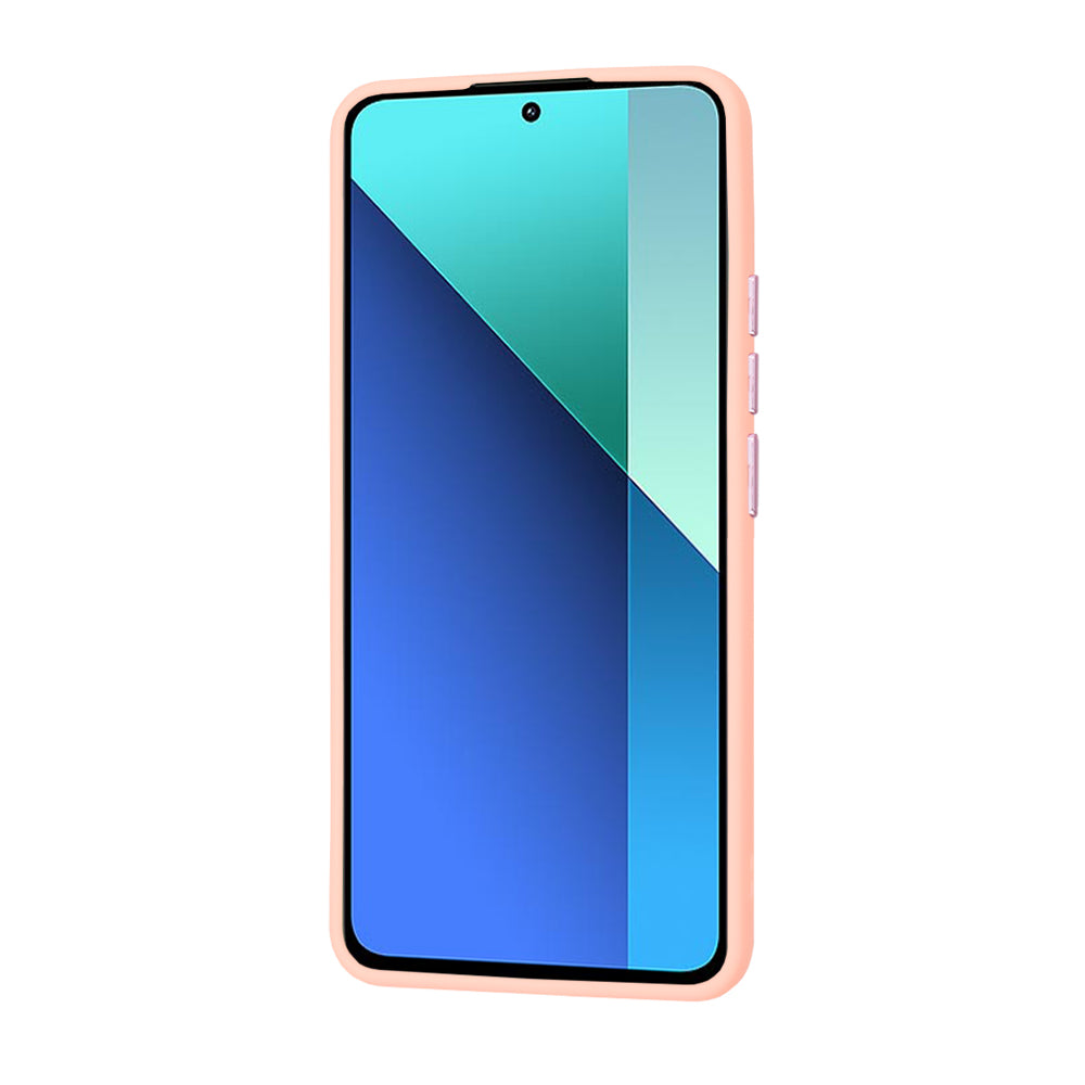 Husa de protectie Techsuit HaloFrost Series compatibila cu Xiaomi Redmi Note 13 4G , acoperire spate, roz