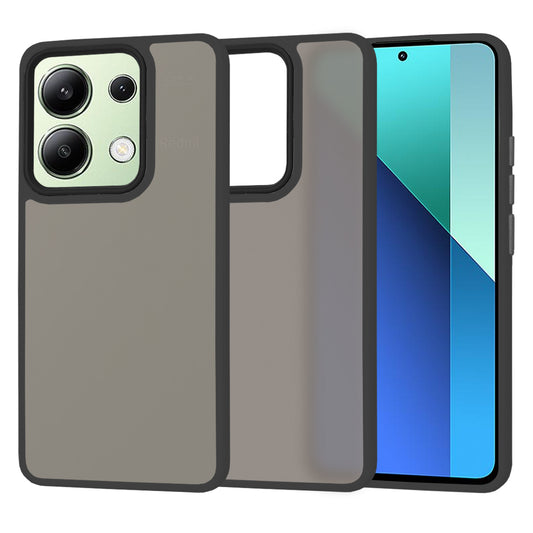 Husa de protectie Techsuit HaloFrost Series compatibila cu Xiaomi Redmi Note 13 4G , acoperire spate, negru