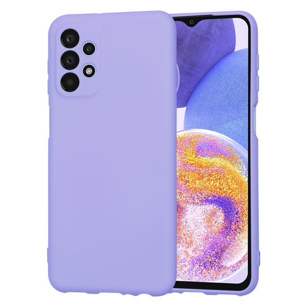 Husa de protectie Techsuit SoftFlex compatibila cu Samsung Galaxy A23, acoperire spate, violet