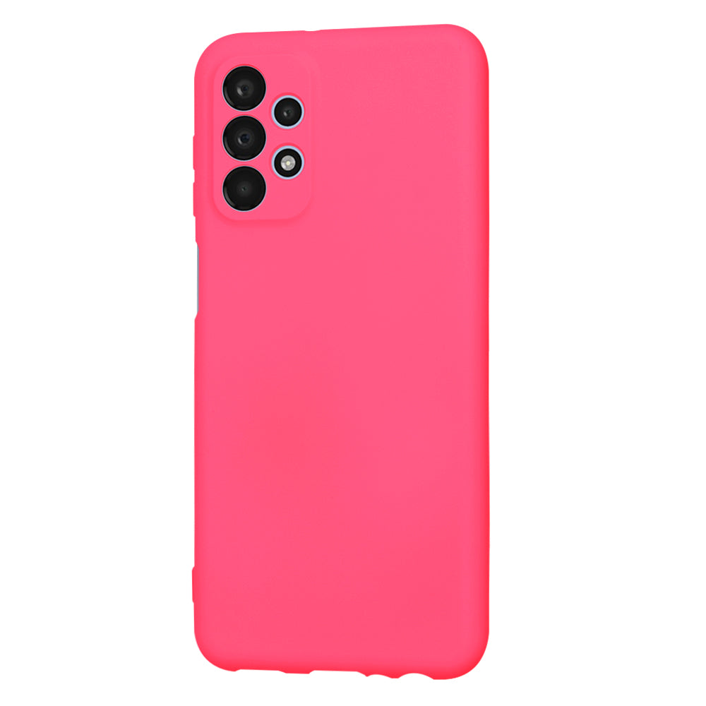 Husa de protectie Techsuit SoftFlex compatibila cu Samsung Galaxy A23, acoperire spate, roz neon