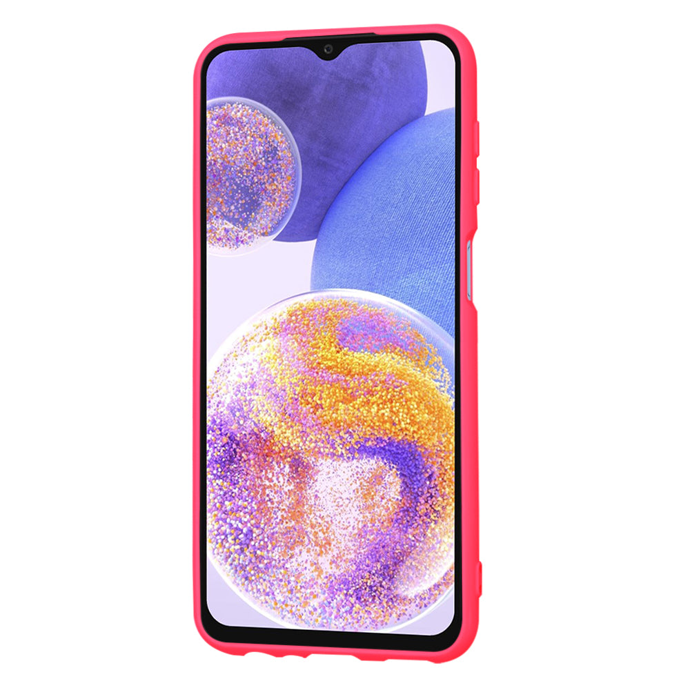 Husa de protectie Techsuit SoftFlex compatibila cu Samsung Galaxy A23, acoperire spate, roz neon