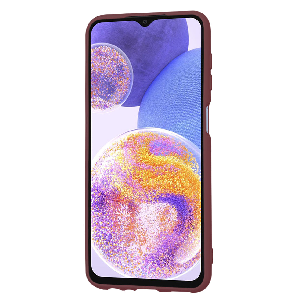 Husa de protectie Techsuit SoftFlex compatibila cu Samsung Galaxy A23, acoperire spate, visiniu