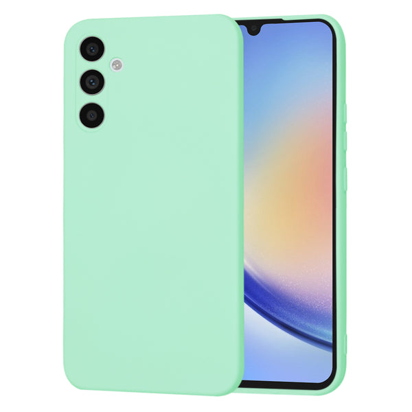 Husa de protectie Techsuit SoftFlex compatibila cu Samsung Galaxy A34 5G, acoperire spate, verde menta