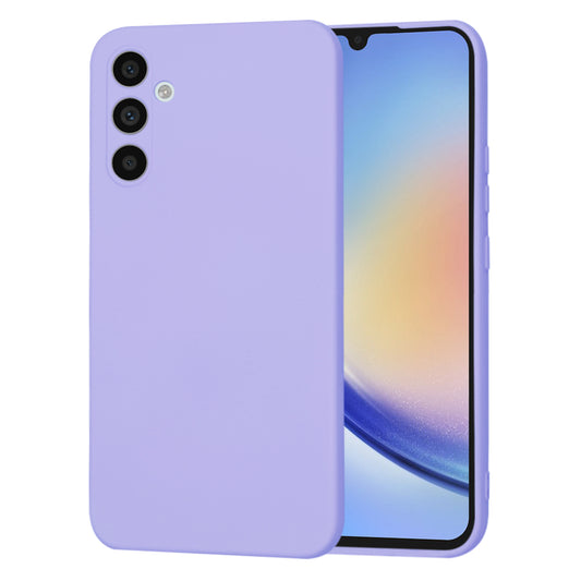 Husa de protectie Techsuit SoftFlex compatibila cu Samsung Galaxy A34 5G, acoperire spate, violet