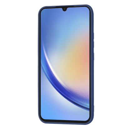 Husa de protectie Techsuit SoftFlex compatibila cu Samsung Galaxy A34 5G, acoperire spate, albastru inchis