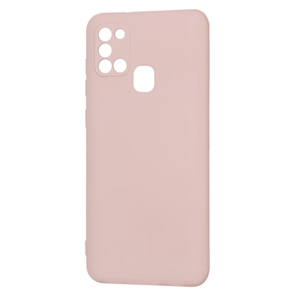 Husa de protectie Techsuit SoftFlex compatibila cu Samsung Galaxy A21s, acoperire spate, roz pudra