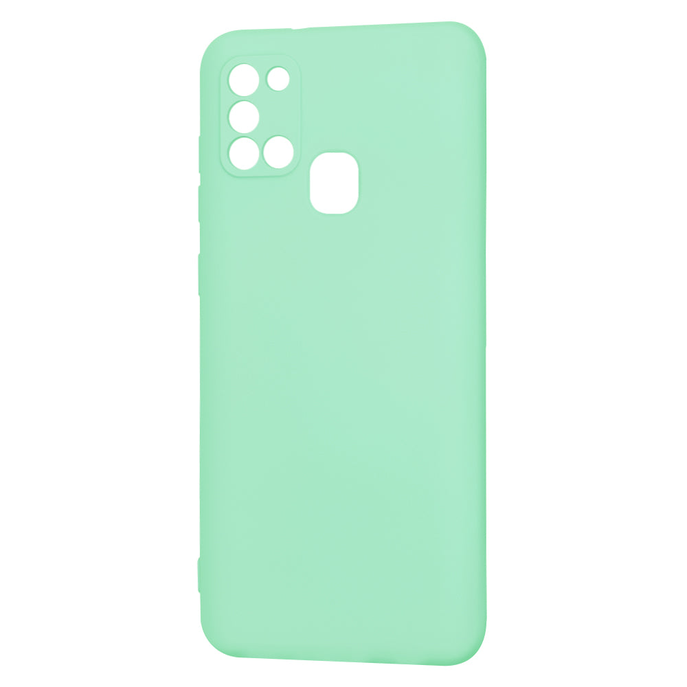 Husa de protectie Techsuit SoftFlex compatibila cu Samsung Galaxy A21s, acoperire spate, verde menta