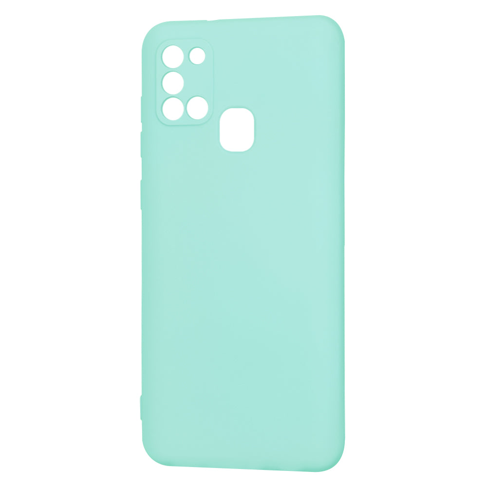 Husa de protectie Techsuit SoftFlex compatibila cu Samsung Galaxy A21s, acoperire spate, albastru deschis