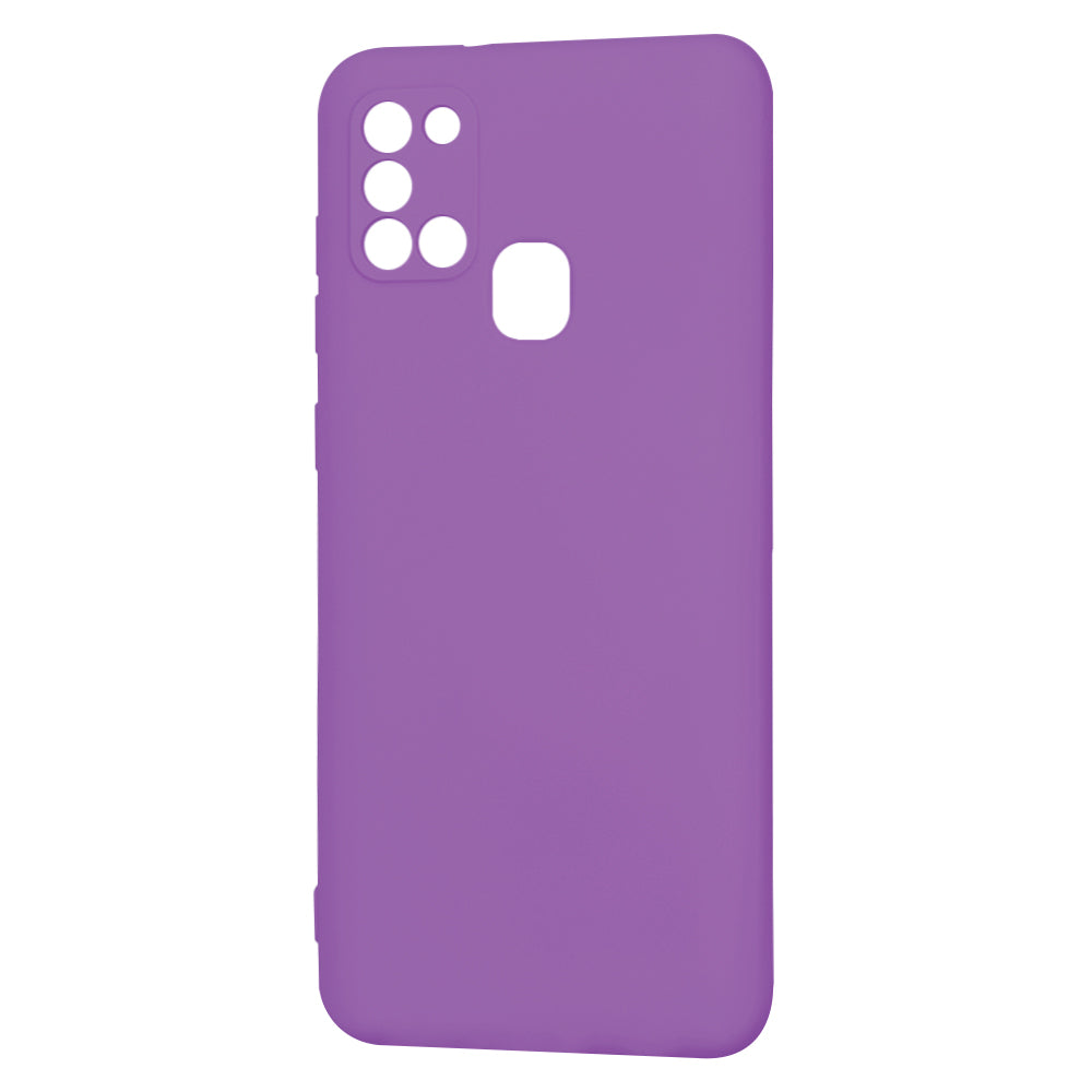 Husa de protectie Techsuit SoftFlex compatibila cu Samsung Galaxy A21s, acoperire spate, mov