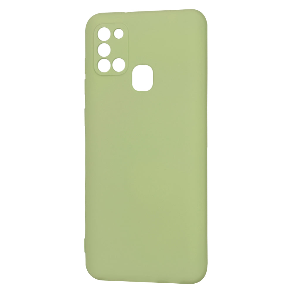 Husa de protectie Techsuit SoftFlex compatibila cu Samsung Galaxy A21s, acoperire spate, verde kaki