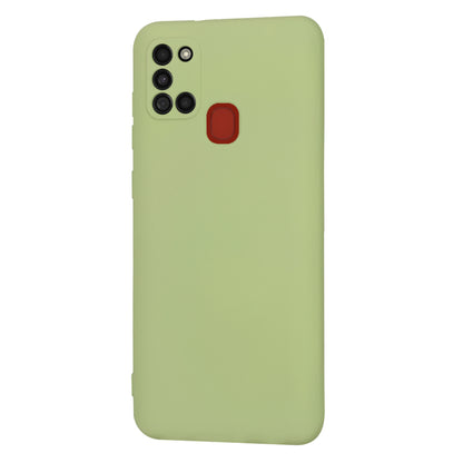 Husa de protectie Techsuit SoftFlex compatibila cu Samsung Galaxy A21s, acoperire spate, verde kaki