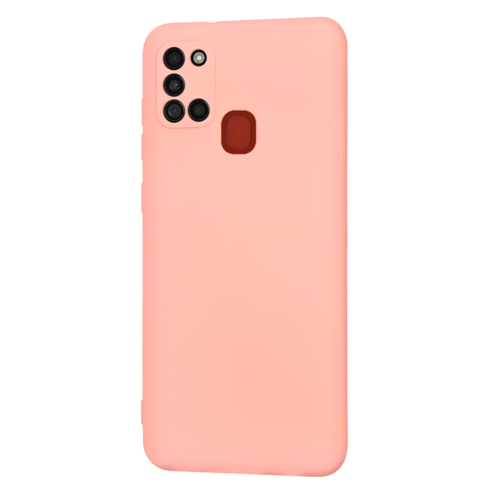 Husa de protectie Techsuit SoftFlex compatibila cu Samsung Galaxy A21s, acoperire spate, roz deschis