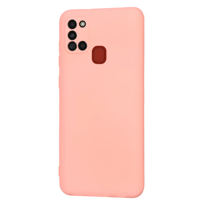 Husa de protectie Techsuit SoftFlex compatibila cu Samsung Galaxy A21s, acoperire spate, roz deschis