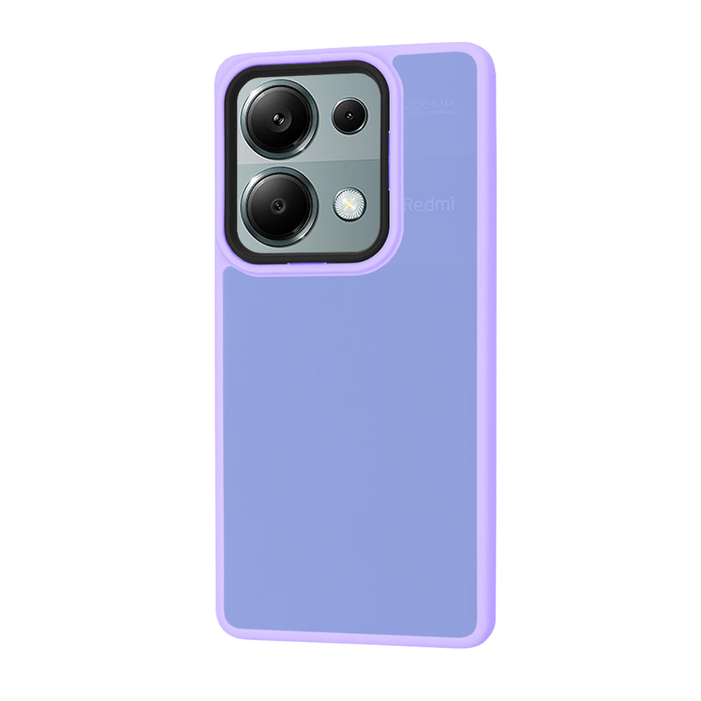 Husa de protectie Techsuit HaloFrost Series compatibila cu Xiaomi Redmi Note 13 Pro 4G , acoperire spate, mov deschis