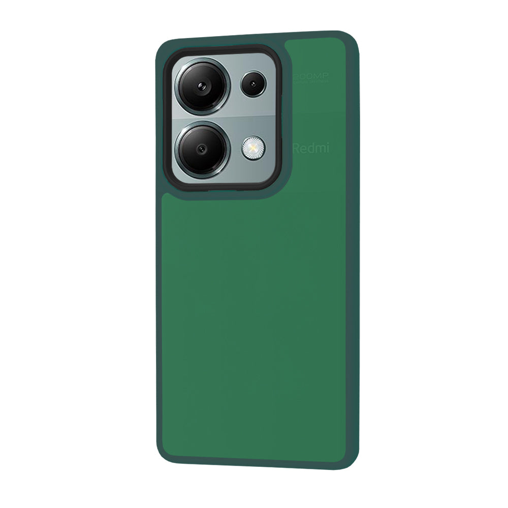 Husa de protectie Techsuit HaloFrost Series compatibila cu Xiaomi Redmi Poco M6 Pro 4G , acoperire spate, verde inchis