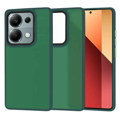 Husa de protectie Techsuit HaloFrost Series compatibila cu Xiaomi Redmi Poco M6 Pro 4G , acoperire spate, verde inchis