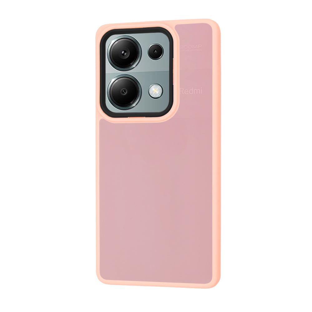 Husa de protectie Techsuit HaloFrost Series compatibila cu Xiaomi Redmi Poco M6 Pro 4G , acoperire spate, roz