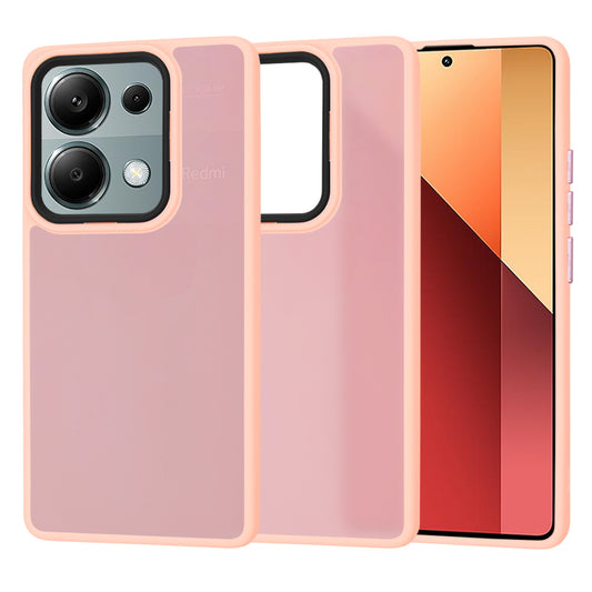 Husa de protectie Techsuit HaloFrost Series compatibila cu Xiaomi Redmi Note 13 Pro 4G , acoperire spate, roz