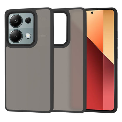 Husa de protectie Techsuit HaloFrost Series compatibila cu Xiaomi Redmi Note 13 Pro 4G , acoperire spate, negru