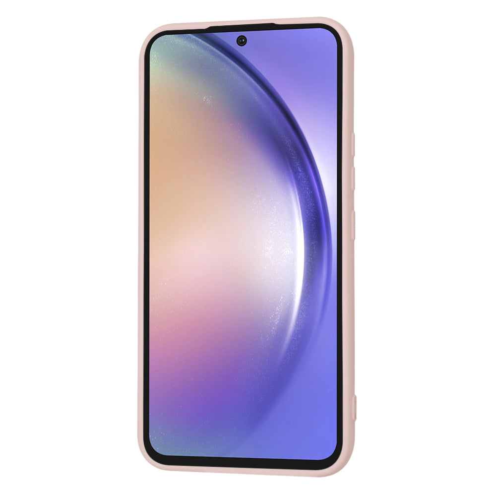 Husa de protectie Techsuit SoftFlex compatibila cu Samsung Galaxy A54, acoperire spate, roz pudra