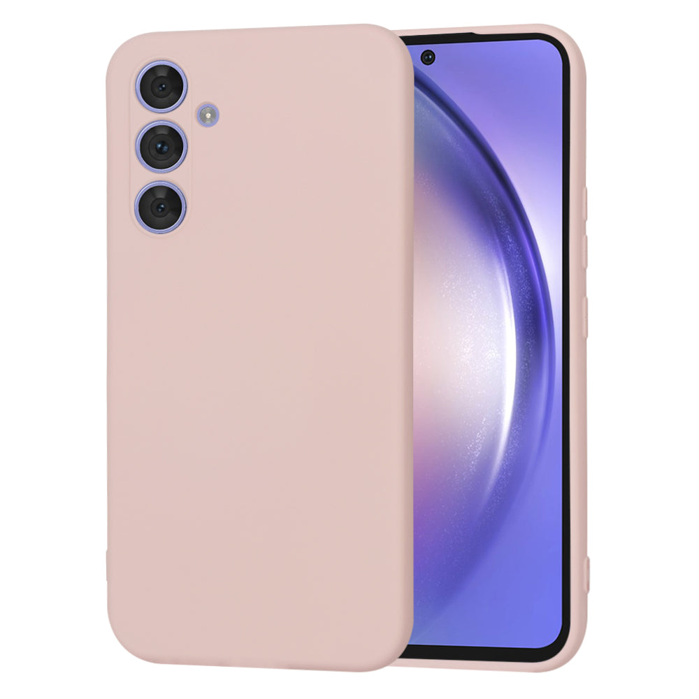 Husa de protectie Techsuit SoftFlex compatibila cu Samsung Galaxy A54, acoperire spate, roz pudra