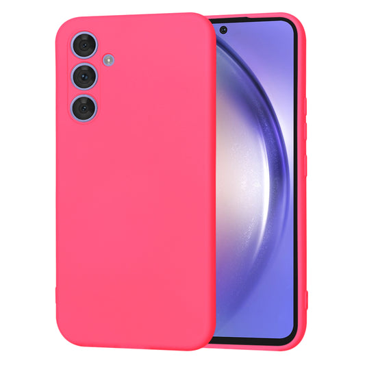 Husa de protectie Techsuit SoftFlex compatibila cu Samsung Galaxy A54, acoperire spate, roz neon