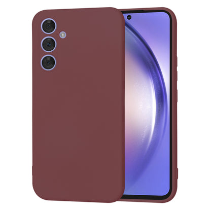 Husa de protectie Techsuit SoftFlex compatibila cu Samsung Galaxy A54, acoperire spate, visiniu