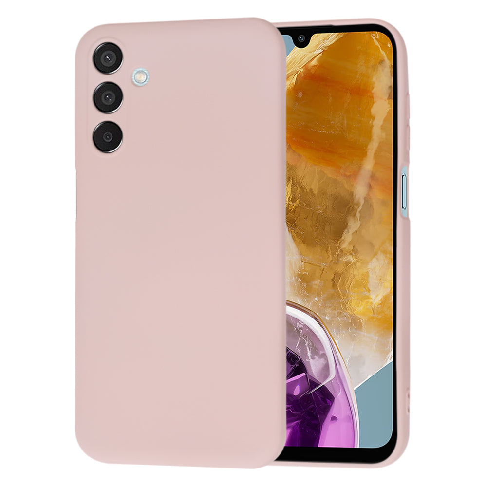 Husa de protectie Techsuit SoftFlex compatibila cu Samsung Galaxy M15, acoperire spate, roz pudra