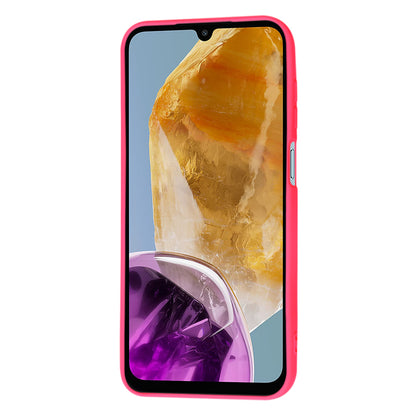 Husa de protectie Techsuit SoftFlex compatibila cu Samsung Galaxy M15, acoperire spate, roz neon