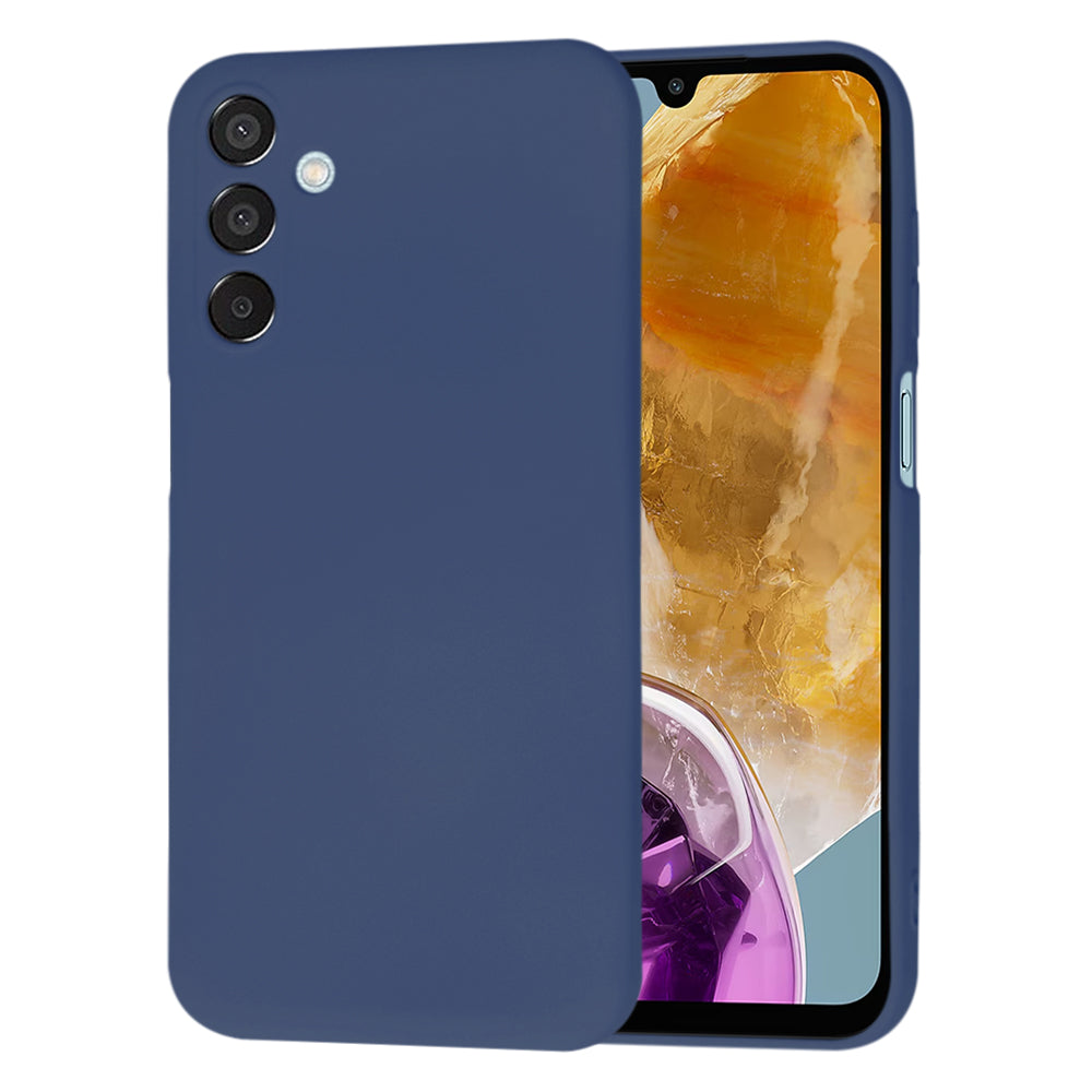 Husa de protectie Techsuit SoftFlex compatibila cu Samsung Galaxy M15, acoperire spate, albastru inchis