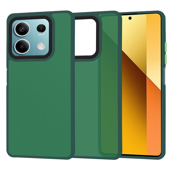 Husa de protectie Techsuit HaloFrost Series compatibila cu Xiaomi Redmi Note 13 5G , acoperire spate, verde inchis