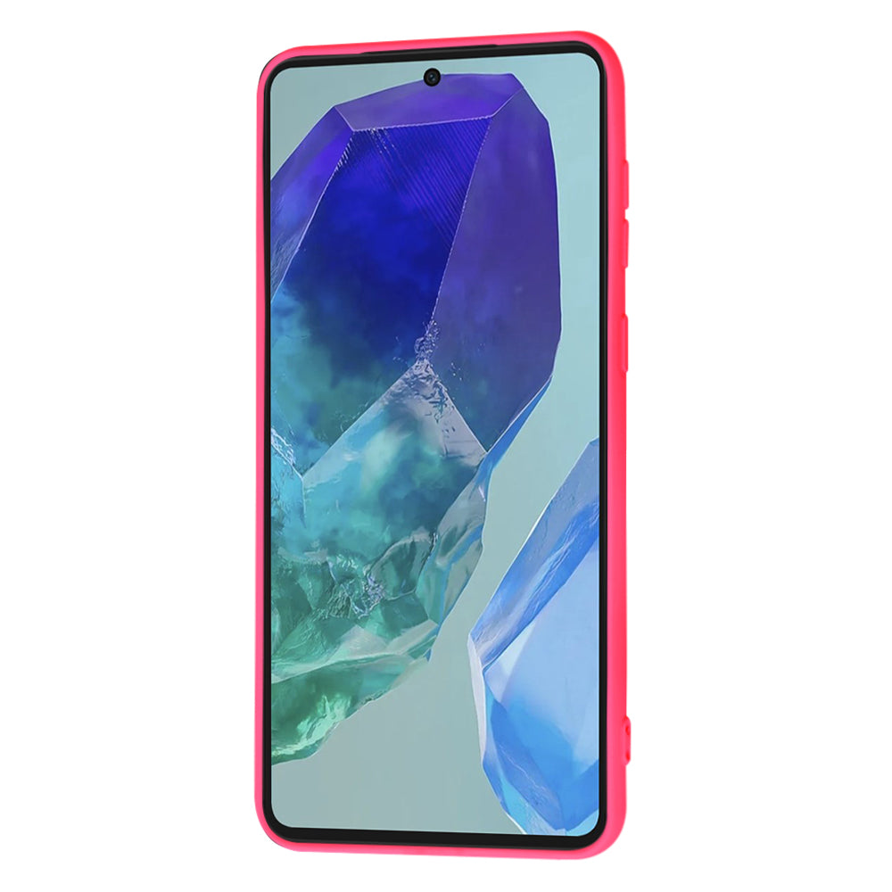 Husa de protectie Techsuit SoftFlex compatibila cu Samsung Galaxy M55, acoperire spate, roz neon