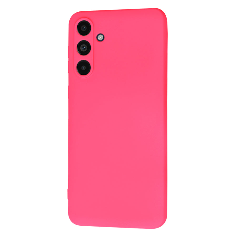 Husa de protectie Techsuit SoftFlex compatibila cu Samsung Galaxy M55, acoperire spate, roz neon