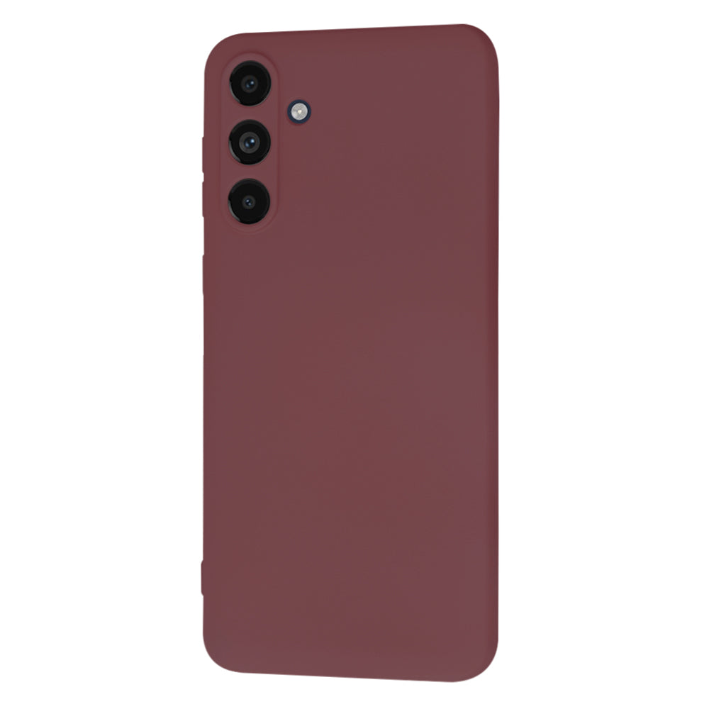 Husa de protectie Techsuit SoftFlex compatibila cu Samsung Galaxy M55, acoperire spate, visiniu