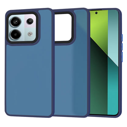 Husa de protectie Techsuit HaloFrost Series compatibila cu Xiaomi Redmi Poco X6 , acoperire spate, albastru inchis