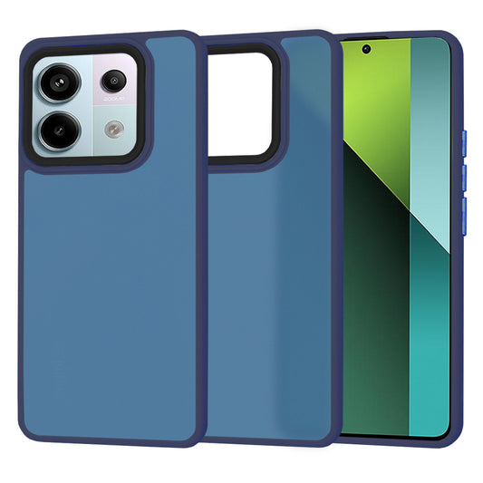 Husa de protectie Techsuit HaloFrost Series compatibila cu Xiaomi Redmi Poco X6 , acoperire spate, albastru inchis