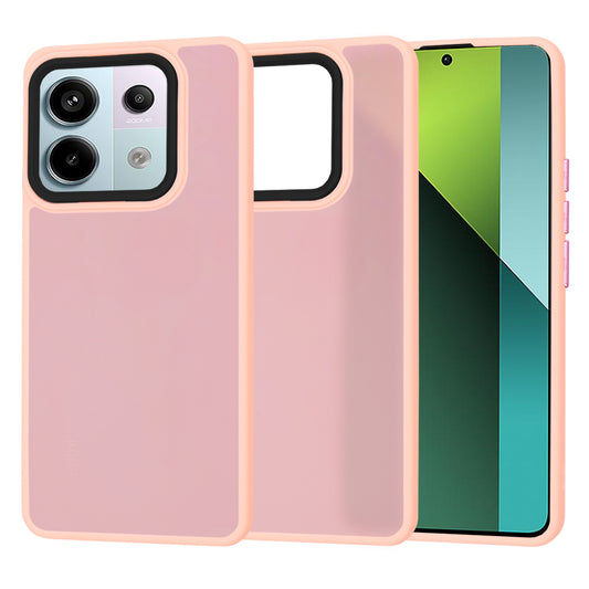 Husa de protectie Techsuit HaloFrost Series compatibila cu Xiaomi Redmi Poco X6 , acoperire spate, roz