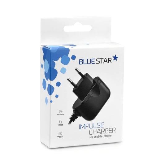 Incarcator Universal 2A + Cablu Tip C (Negru) Blue Star