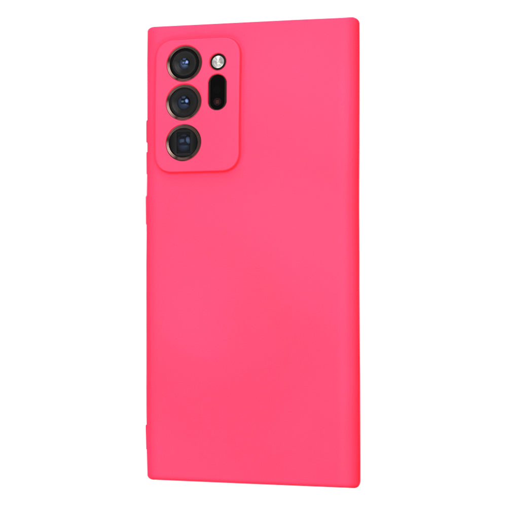 Husa de protectie Techsuit SoftFlex compatibila cu Samsung Galaxy Note 20 Ultra, acoperire spate, roz neon