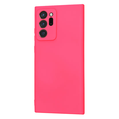 Husa de protectie Techsuit SoftFlex compatibila cu Samsung Galaxy Note 20 Ultra 5G, acoperire spate, roz neon