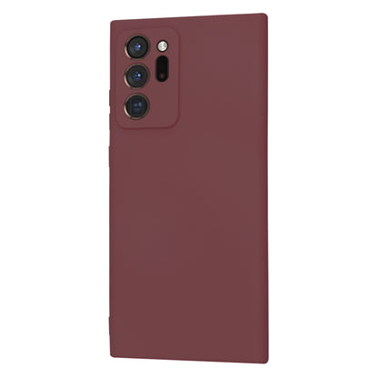 Husa de protectie Techsuit SoftFlex compatibila cu Samsung Galaxy Note 20 Ultra 5G, acoperire spate, visiniu