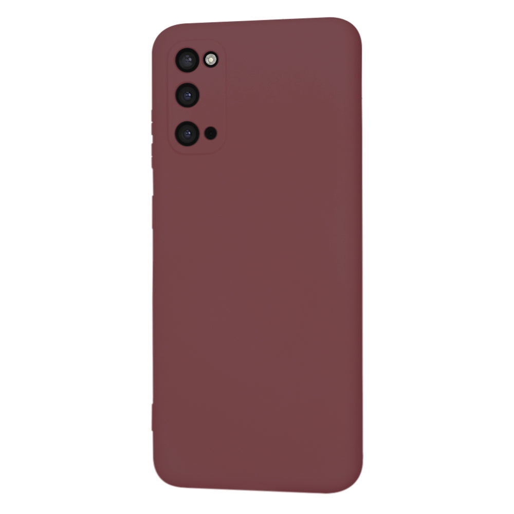 Husa de protectie Techsuit SoftFlex compatibila cu Samsung Galaxy S20, acoperire spate, visiniu