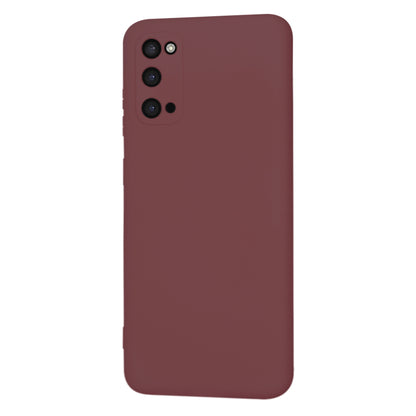 Husa de protectie Techsuit SoftFlex compatibila cu Samsung Galaxy S20, acoperire spate, visiniu